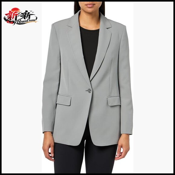 Fitted One Button Blazer 87% Polyester 13% Elastane Dry Clean Only
